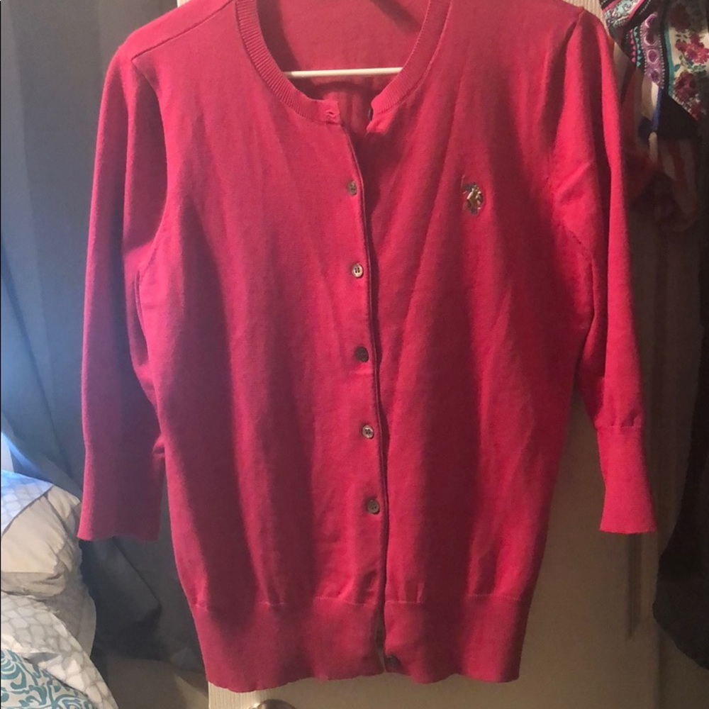 Hot pink u.s. polo